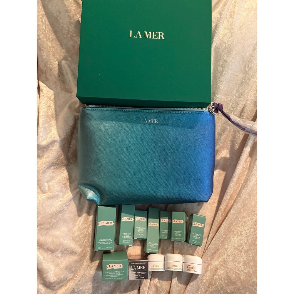 La Mer skincare set of 12 plus bag and box